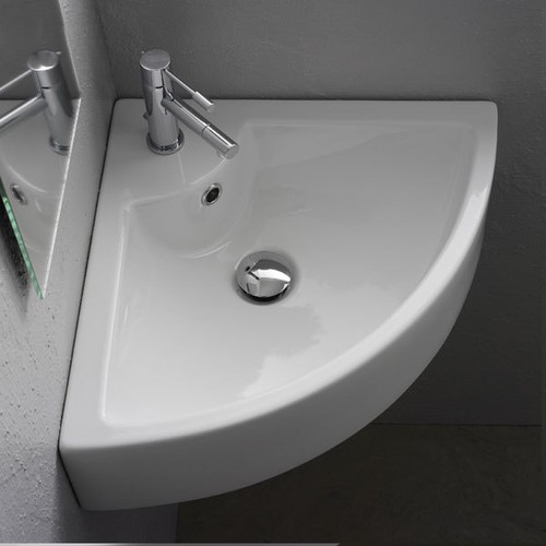 Lavabo sospeso angolare 5 - lavabo,