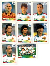 Francia 98 Panini Lotto 8 Stickers Bulgaria Squadra Balakov Lechkov mai usati