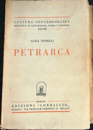 Petrarca tonelli luigi - petrarca,