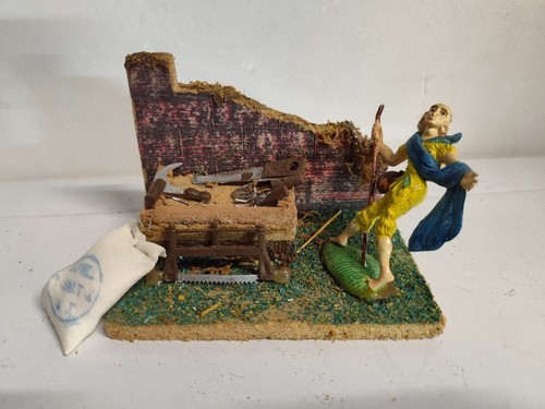 Presepe diorama falegnameria - presepe,