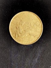 Moneta da 200 Lire 1980 Fao