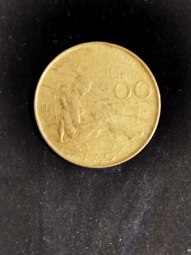 Moneta 200 lire 1980 fao - lire,