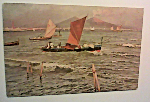 Cartolina vintage pesca - vintage,