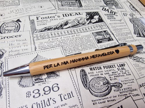 Penna legno personalizzata - penna, in
