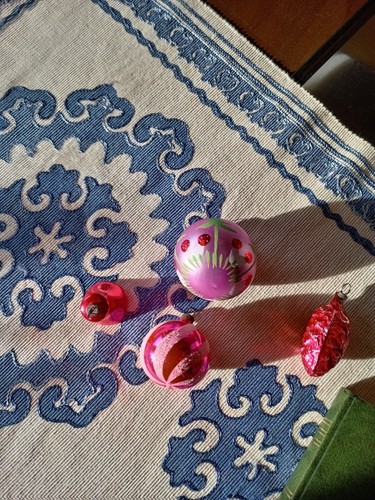 Palline natale vintage - vintage, vetro