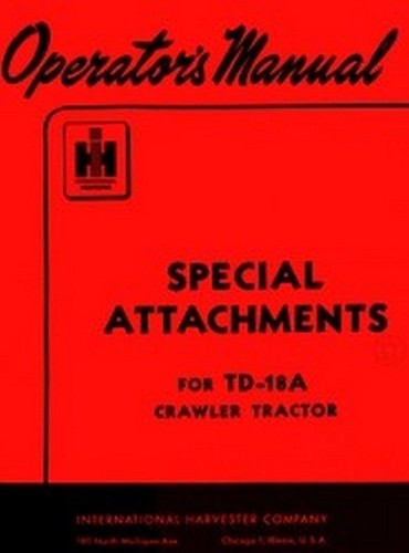 International 18a td18 - td-18a, td18-a