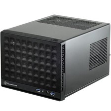 SilverStone SST-SG13B - Sugo Boîtier PC cube compact Mini-ITX Panneau frontal...