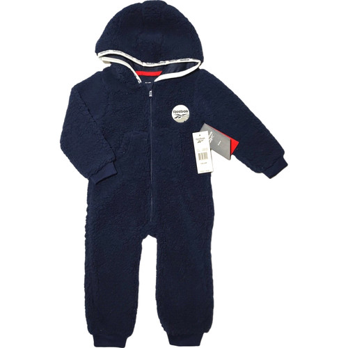 Completo lungo sherpa blu - , navy