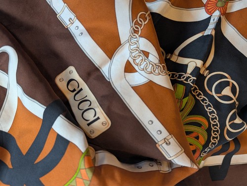 Gucci sciarpa seta - , vintage