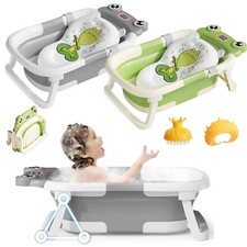 Vasca da bagno pieghevole per bambini portatile neonati piatto doccia neonato a bambino