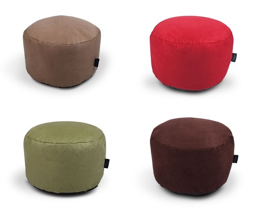 Pouf poggiapiedi rotondo