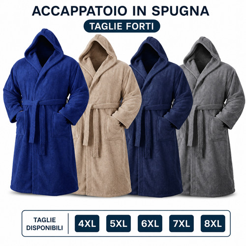Accappatoio spugna unisex - accappatoio,