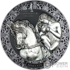 LADY GODIVA Eternal Sculptures II 3 oz moneta argento 20$ Palau 2024