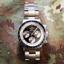 Orologio Uomo 37mm Cronografo Customizzato Vintage