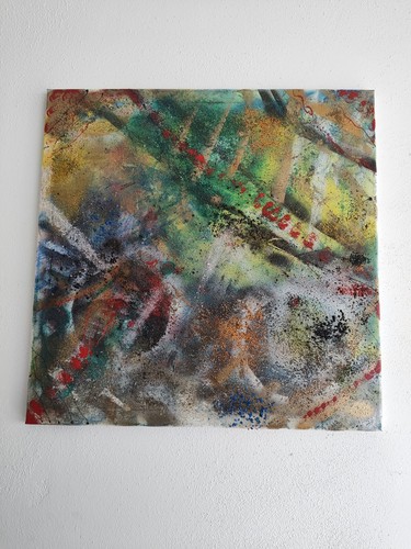 Quadro moderno astratto pezzo - quadro,