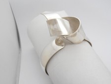 Bracciale in Argento 925 con Nodo - Braccialetto rigido a schiava