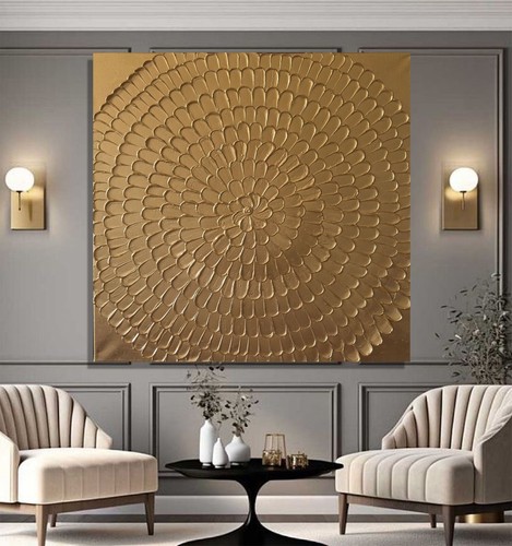 Quadro astratto oro struttura - astratto,