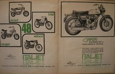 ITALJET GRIFON DAYTONA SCOUT TRIAL RANGER PRODUZIONE 1969 ADVERTISING PUBBLICITA