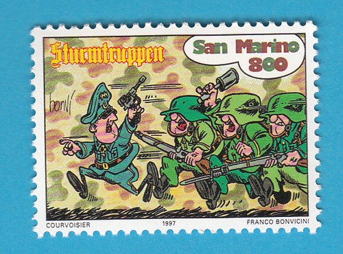 San marino francobollo comics - marino,