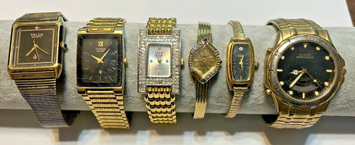 Lotto orologi vintage elgin - vintage,