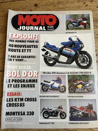 Moto journal 667 montesa - 667, cota