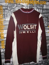 #Vintage Cycling Jersey shirt maglia bici ciclismo Wolsit Pirelli  '70s Eroica