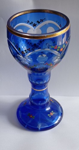 Vintage vaso vetro boemia - vaso,