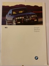 Catalogo BMW M3 Coupe' Berlina Cabrio E36 del 1996 originale