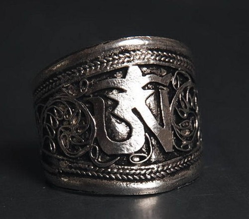 Anello mantra con motivo - mantra,