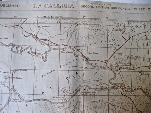 Cartina geografica militare - ,