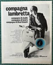 Rara Pubblicità Compagna LAMBRETTA 50 Special del 1970