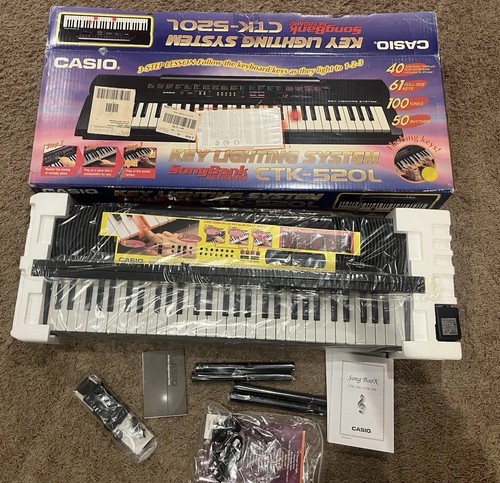Open box vintage casio - open,