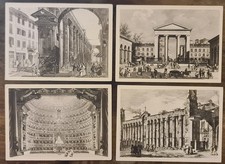 Lotto n. 8 cartoline vintage Milano nell'Ottocento - Ditta Raimondi