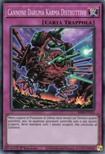 yu gi oh ita 1ed super rara  ra04-it103 Cannone Daruma Karma Distruttivo