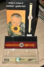 PETER GABRIEL orologi swatch 2 modelli LIMIT EDITION + original box + card PROMO