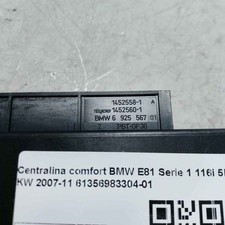Centralina comfort BMW E81 Serie 1 116i 5P 85 KW 2007-11 61356983304-01