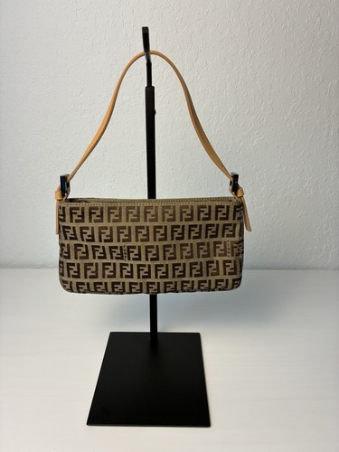 Fendi zucchino mini baguette - mini,