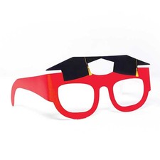 Set 6 Occhiali Carta Laurea