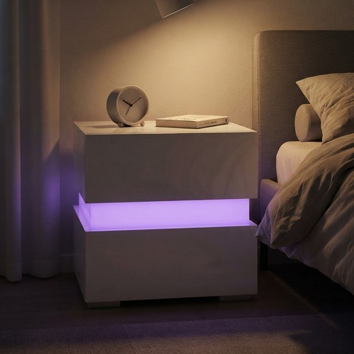 Comodino led moderno - comodino,