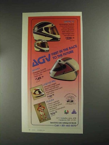 Pubblicità caschi agv esprit - caschi,