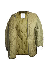 Parka M65 Fishtail USA Liner Originale Vintage Militare Trapuntato Verde Oliva