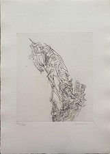 Aldo Turchiaro 2 acqueforti Attacco e Difesa 1963 50x35 firmata e numerate