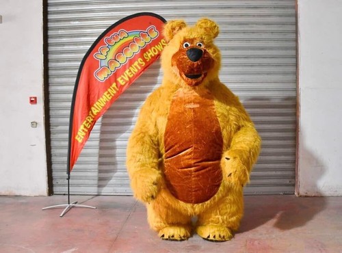 Mascotte gonfiabile orso - mascotte,