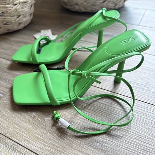 Sandali con tacco - pelle,