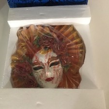 Targa maschera peonia - targa,