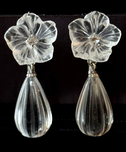 Orecchini eleganti cristallo