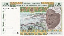 Senegal 500 franchi 2002 p - -,