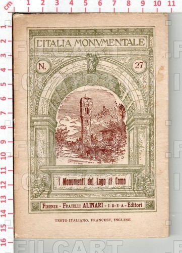 I7723 libretto monumenti lago - libretto,