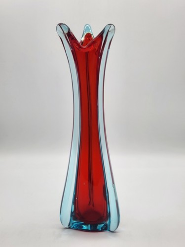 Vaso tre dita rosso - vaso,