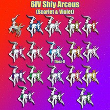 6iv shiny arceus - shiny,